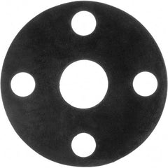 Value Collection - 12" Pipe, 12-3/4" ID x 19" OD Flange Gasket - Viton Rubber, Black, 1/16" Thick - Caliber Tooling