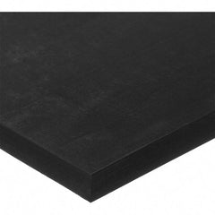 Value Collection - 36" Long, 36" Wide, Neoprene Rubber Foam Sheet - 60A Durometer, Black, -30 to 200°F, 1,500 psi Tensile Strength, Plain Backing - Caliber Tooling