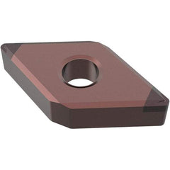 Seco - DNGM150412 Grade CH2540 PCBN Turning Insert - TiSiN Finish, Diamond, 1/2" Inscr Circle, 4.76mm Thick, 0.05" Corner Radius - Caliber Tooling