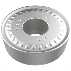 Seco - RCMX200602 RR93 Grade TP2501 Carbide Turning Insert - Ti(C/N)/Al2O3/TiN Finish, Round, 20mm Inscr Circle, 1/4" Thick, 10mm Corner Radius - Caliber Tooling