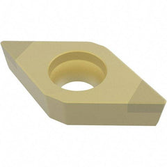 Seco - DCGW32.52 Grade CH3515 PCBN Turning Insert - TiAlN Finish, Diamond, 0.38" Inscr Circle, 3.97mm Thick, 0.03" Corner Radius - Caliber Tooling