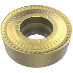 Seco - RCMT2006M0 R3 Grade TS2000 Carbide Turning Insert - TiAlN Finish, Round, 20mm Inscr Circle, 1/4" Thick, 10mm Corner Radius - Caliber Tooling