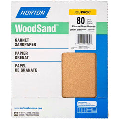 Norton - Sanding Sheets Abrasive Material: Garnet Grade: Coarse - Caliber Tooling