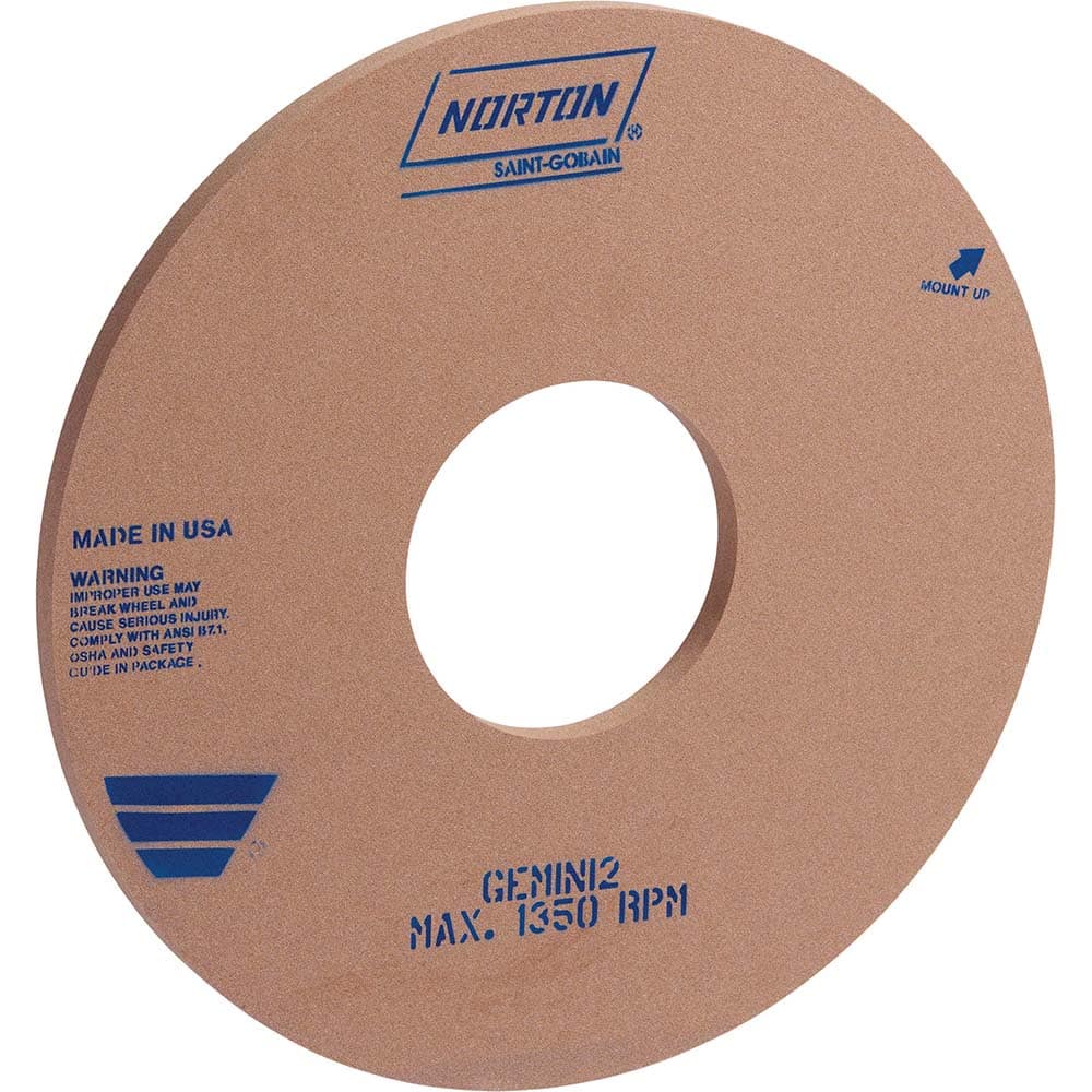 Norton - Centerless & Cylindrical Grinding Wheels Wheel Diameter (Inch): 16 Wheel Width (Inch): 1 - Caliber Tooling