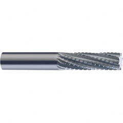 SGS - 10mm Diam, 28mm LOC, Square End, Solid Carbide Diamond Pattern Router Bit - Right Hand Cut, 63mm OAL, Use on Carbon Composite - Caliber Tooling