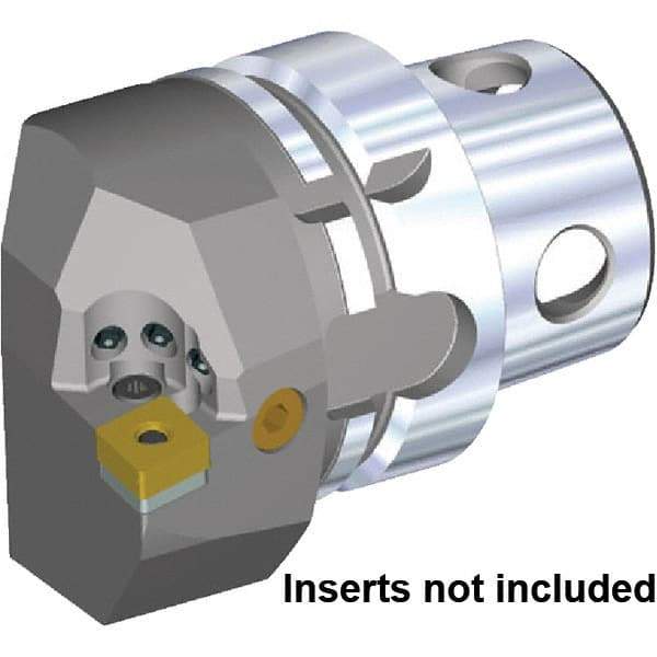 Kennametal - Right Hand Cut, Size KM4X63, CN..543 & CN.. 160612 Insert Compatiblity, Internal Modular Turning & Profiling Cutting Unit Head - 43mm Ctr to Cutting Edge, 70mm Head Length, Through Coolant, Series KM4X - Caliber Tooling