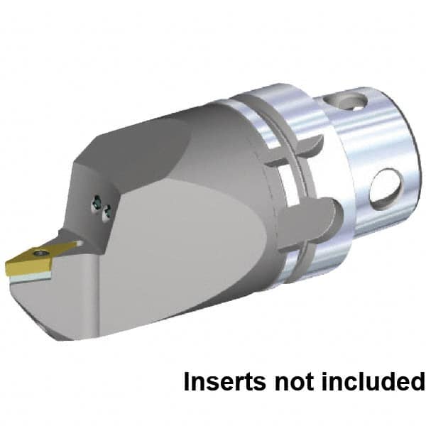 Kennametal - Neutral Cut, Size KM4X63, VB.. 160408 & VB.. 332 Insert Compatiblity, Internal Modular Turning & Profiling Cutting Unit Head - 115mm Head Length, Through Coolant, Series KM4X - Caliber Tooling