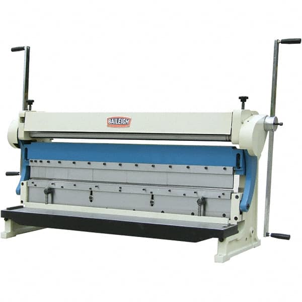 Baileigh - Combination Roller, Shear & Brake Machines Maximum Mild Steel Shearing Capacity (Gauge): 16 Maximum Mild Steel Bending Capacity (Gauge): 16 - Caliber Tooling