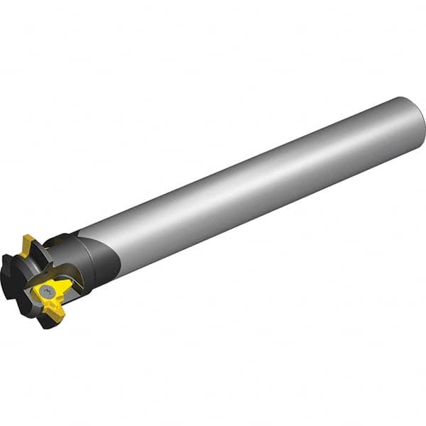 Vargus - 0.85" Cut Diam, 2.95" Max Depth of Cut, 1/2" Shank Diam, Internal/External Indexable Thread Mill - Insert Style 3LI, 3/8" Insert Size, 1 Insert, Toolholder Style CTM SC, 4.528" OAL - Caliber Tooling