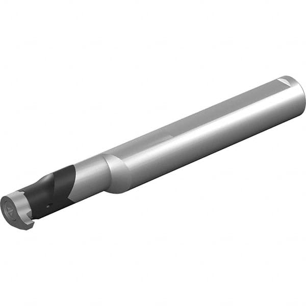 Vargus - Internal Thread, Right Hand Cut, 12mm Shank Width x 11mm Shank Height Indexable Threading Toolholder - 110mm OAL, V14TH Insert Compatibility, CV Toolholder, Series Mini-V Reinforced - Caliber Tooling