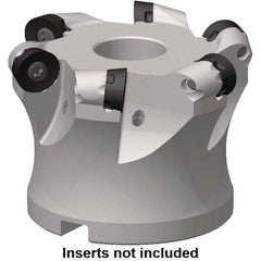 Kennametal - 53.52mm Cut Diam, 5mm Max Depth, 3/4" Arbor Hole, 8 Inserts, RP.. 10T3 Insert Style, Indexable Copy Face Mill - 7713VR10 Cutter Style, 34,000 Max RPM, 40mm High, Through Coolant, Series 7713 - Caliber Tooling