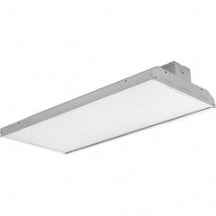 Eiko Global - 1 Lamp, 162 Watts, LED, High Bay Fixture - 2' Long x 92.5mm High x 440mm Wide, 120-277 Volt, Steel Housing - Caliber Tooling