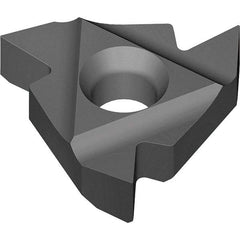 Vargus - 2EL External Left Hand ISO Laydown Threading Insert - Grade VK2, Uncoated Coated Carbide - Caliber Tooling