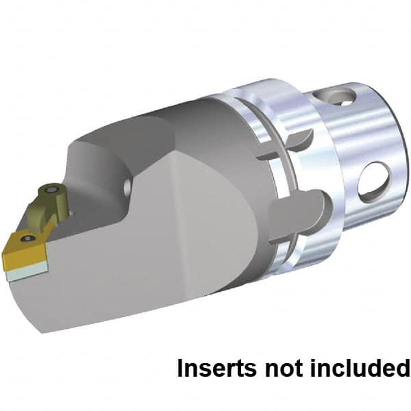 Kennametal - Insert Style DN.. 150608, DN.. 442, 115mm Head Length, Left Hand Cut, Internal/External Modular Threading Cutting Unit Head - System Size KM4X63, Series Kenloc - Caliber Tooling