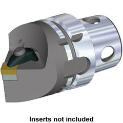 Kennametal - Insert Style SN.. 120408, SN.. 432, 70mm Head Length, Neutral Cut, Internal/External Modular Threading Cutting Unit Head - System Size KM4X63, Series Kenclamp - Caliber Tooling