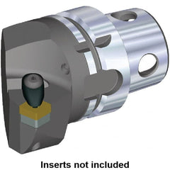 Kennametal - Insert Style SN.. 120408, SN.. 432, 70mm Head Length, Right Hand Cut, Internal/External Modular Threading Cutting Unit Head - System Size KM4X63, 43mm Center to Cutting Edge, Series Kenclamp - Caliber Tooling