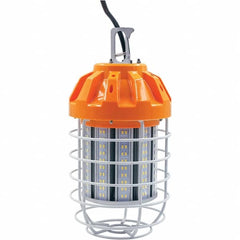 Eiko Global - 1 Socket, 16 Conductor, 120 VAC, 80 Watt, Temporary String Light - 5' SJTW-A Cord, Metal - Caliber Tooling