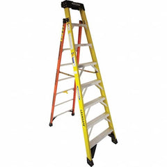 Werner - Step Ladders Type: Step Ladder Height (Feet): 8 - Caliber Tooling