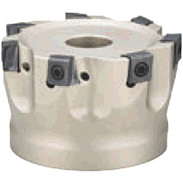 Tungaloy - 2-1/2" Cut Diam, 3/4" Arbor Hole Diam, Indexable Square-Shoulder Face Mill - Caliber Tooling