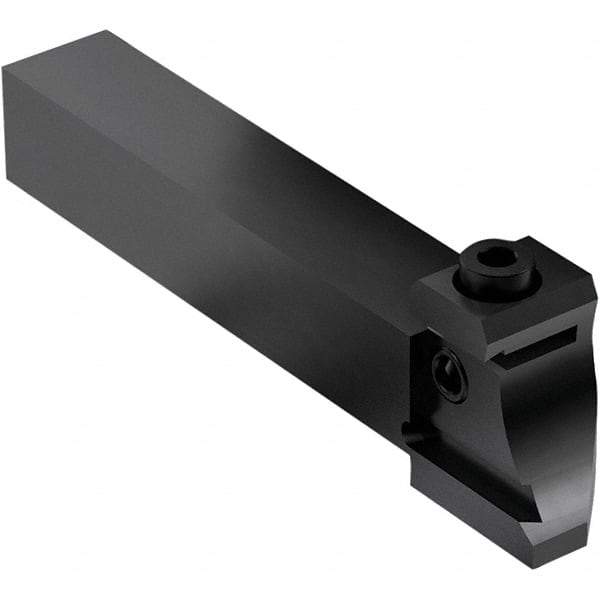 Seco - Tool Block Style 150.10-JETI, 15.49mm Blade Height, 81mm OAL, 16mm OAH, Indexable Cutoff Blade Tool Block - 16mm Shank Width, Through Coolant - Caliber Tooling