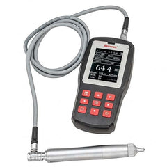 Starrett - Portable Electronic Hardness Testers Scale Type: Rockwell A, B, C; Brinell; Vickers; Leeb Minimum Hardness: 1 HRC - Caliber Tooling