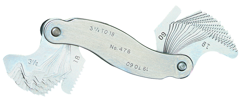 476 SCREW PITCH GAGE - Caliber Tooling