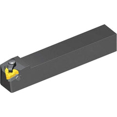 Vargus - External Thread, Right Hand Cut, 20mm Shank Width x 20mm Shank Height Indexable Threading Toolholder - 128.6mm OAL, 3ER Insert Compatibility, AL Toolholder, Series Standard - Caliber Tooling