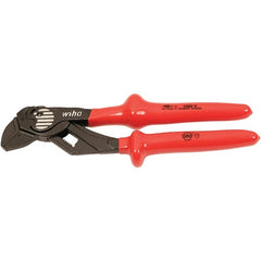 Wiha - 10" OAL, 1-7/8" Max Capacity, Quick-Adjusting Tongue & Groove Pliers - Caliber Tooling