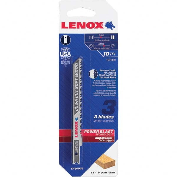 Lenox - Jig Saw Blades Blade Material: Bi-Metal Blade Length (Inch): 4 - Caliber Tooling