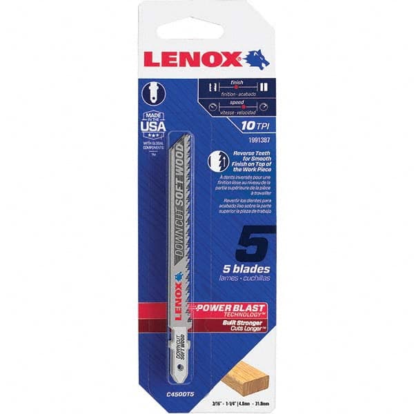 Lenox - Jig Saw Blades Blade Material: Bi-Metal Blade Length (Inch): 4 - Caliber Tooling