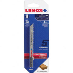 Lenox - Jig Saw Blades Blade Material: Bi-Metal Blade Length (Inch): 4 - Caliber Tooling