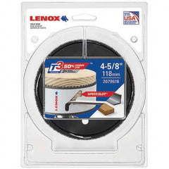 Lenox - Hole Saws Saw Diameter (mm): 1.50 Saw Diameter (Inch): 4-3/4 - Caliber Tooling