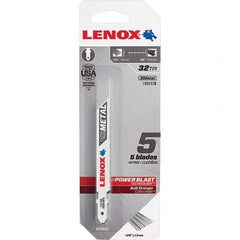 Lenox - Jig Saw Blades Blade Material: Bi-Metal Blade Length (Inch): 3-5/8 - Caliber Tooling