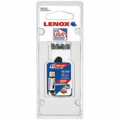 Lenox - Hole Saws Saw Diameter (mm): 1.50 Saw Diameter (Inch): 1-1/16 - Caliber Tooling