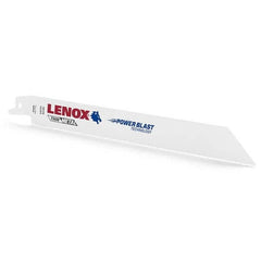 Lenox - Reciprocating Saw Blades Blade Material: Bi-Metal Blade Length (Inch): 8 - Caliber Tooling