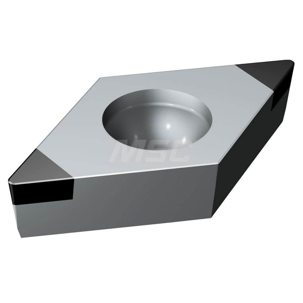 DCGW32.51S0320F 7125 CBN Turning Insert AlTiCrN Finish, Neutral, 3/8″ Inscribed Circle, 0.0157″ Corner Radius, 0.1563″ Thick