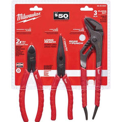 Milwaukee Tool - Plier Sets Set Type: Plier Set Number of Pieces: 3.000 - Caliber Tooling