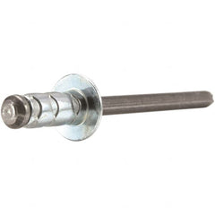 STANLEY Engineered Fastening - Size 6 Large Flange Head Aluminum Multi Grip Blind Rivet - Caliber Tooling