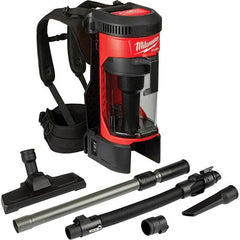 Milwaukee Tool - 1 Gal Capacity, Cordless Backpack Vacuum Cleaner - Caliber Tooling