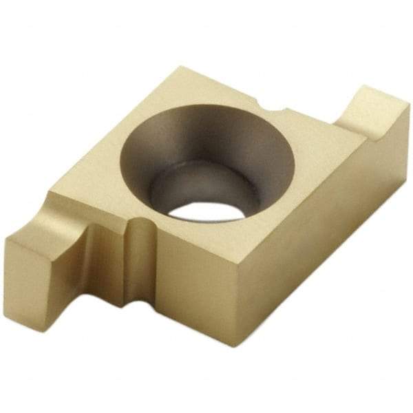 Seco - 2.1510NR Grade CP30, 2.15mm Cutting Width Carbide Grooving Insert - 2.15mm Max Depth of Cut, Neutral, TiN/TiCN Finish - Caliber Tooling