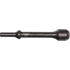 Mayhew - 1" Head Width, 6" OAL, Pneumatic Hammer - Round Drive, Round Shank, Steel - Caliber Tooling