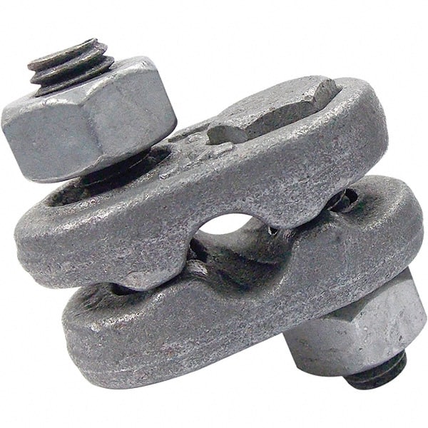 CM - 9/16 to 5/8" Wire Rope Double Saddle Clip - Caliber Tooling