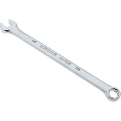 Blackhawk by Proto - 1/4" 12 Point Offset Combination Wrench - 15° Offset Angle, 4" OAL, Steel, Satin Finish - Caliber Tooling