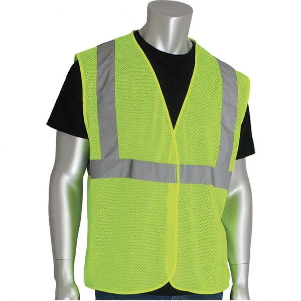 PIP - Size M Yellow Mesh General Purpose High Visibility Vest - Caliber Tooling