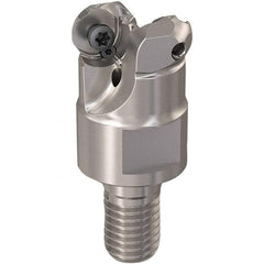 Seco - 13mm Cutting Diam, 6mm Max Depth of Cut, Modular Connection Indexable Copy End Mill - 2 Inserts, RP.. 1204 Insert, 217.29-06 Toolholder, Steel, Through Coolant - Caliber Tooling