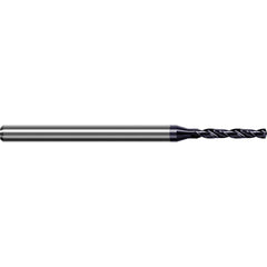 Harvey Tool - #42, 140° Point, Solid Carbide Micro Drill Bit - Exact Industrial Supply