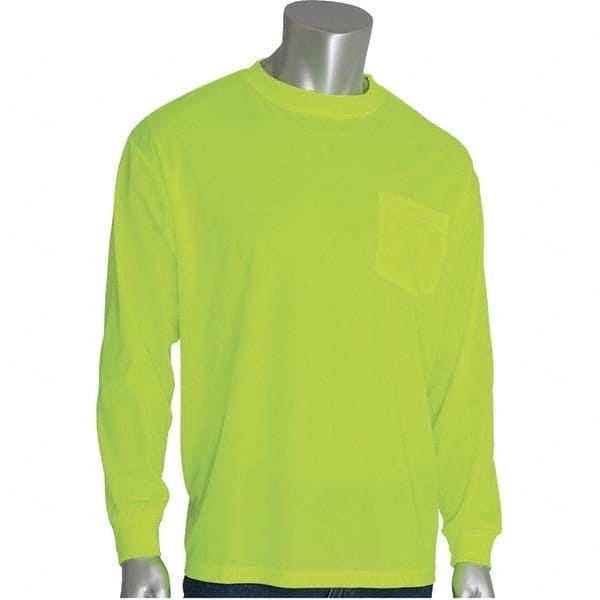 PIP - Size S Hi-Vis Yellow High Visibility Long Sleeve T-Shirt - Caliber Tooling