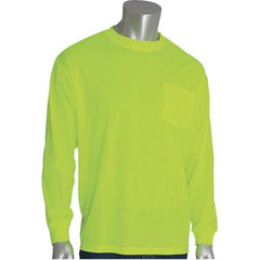 PIP - Size S Hi-Vis Yellow High Visibility Long Sleeve T-Shirt - Caliber Tooling