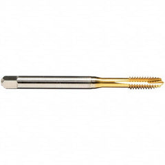 Emuge - M6x0.75 Metric Fine 6H 3 Flute TiN Finish HSS-E Spiral Point Tap - Caliber Tooling