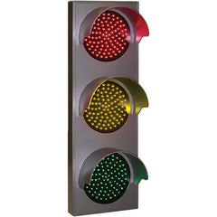 TAPCO - LED Road Safety Signal Light - Red, Yellow & Green Aluminum - Caliber Tooling